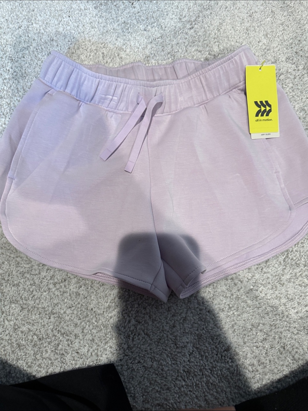 all in motion Light Lavender Athletic Drawstring Shorts